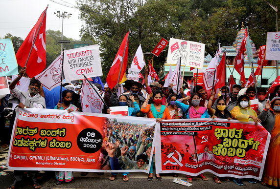 Największy strajk w historii Indii